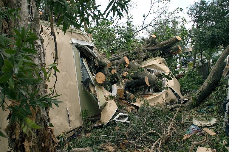 Hurricane Katrina damage