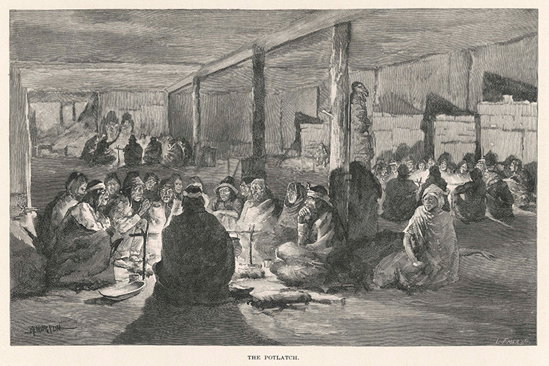 Alaskan Potlatch, 1892