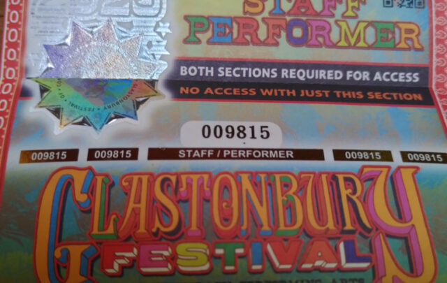 Glastonbury ticket