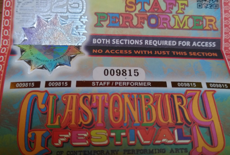 Glastonbury ticket