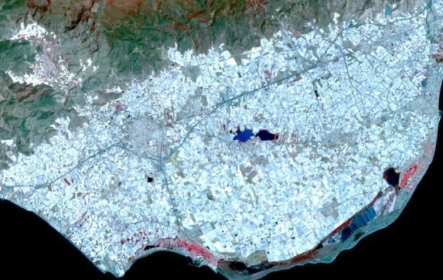 Plastic greenhouses in Spain